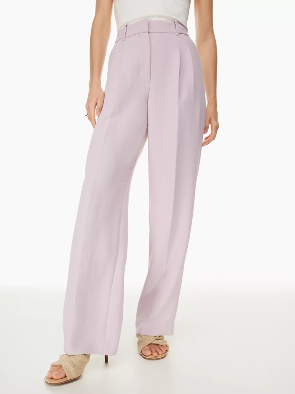 Aritzia Wilfred Effortless Pants in Cloudy Lilac
